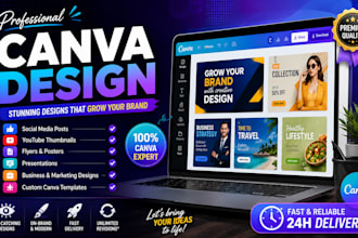 design a professional canva design