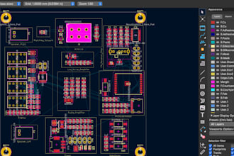convert your schematic to professional pcb layout and routing in altium or kicad