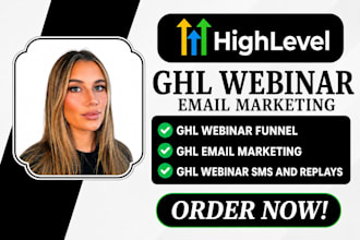 setup gohighlevel webinar funnel ghl automation sms reminders lead generation
