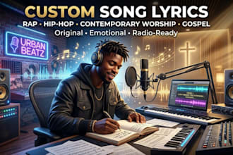 produce worship rap song, gospel rap songwriting