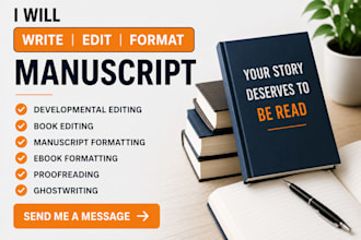 book editing, book formatting, manuscript formatting, developmental book editing
