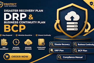 prepare disaster recovery plan drp business continuity plan and bcp