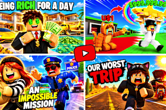 make professional roblox youtube thumbnails