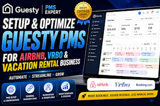 setup and optimize guesty pms for airbnb vrbo and vacation rental business