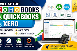 zoho books quickbooks xero zoho inventory payroll gst zatca zapier integration