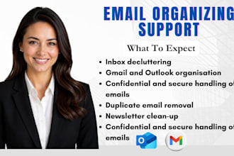 organize your gmail, outlook, or business email professionally