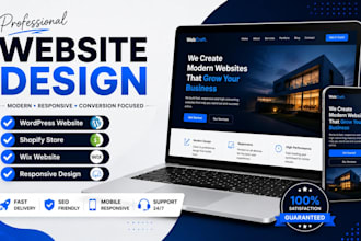 design a modern responsive wordpress website