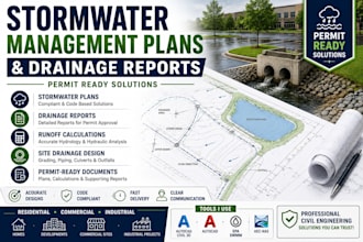 design stormwater management plans and drainage reports