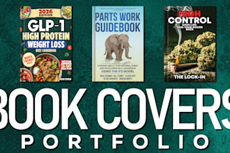 design a professional book cover for print and ebook