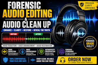 restore fix cleanup forensic audio editing noise reduction podcast editing