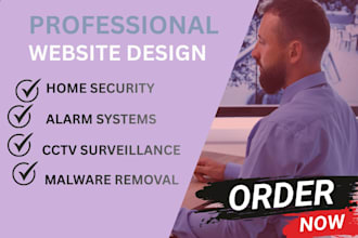 build security website, cctv website, guard service, alarm system site