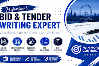 write winning bid tender writing nhs proposal response government contracts
