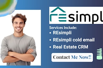setup resimpli investor email marketing resimpli cold email drip sequence