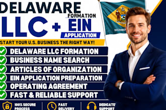 form your delaware llc and prepare your ein application