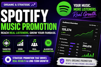 promote your spotify song with organic music marketing
