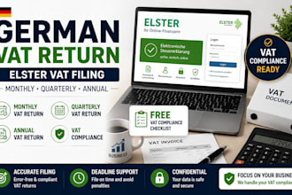 file german vat return monthly quarterly annual through elster for businesses
