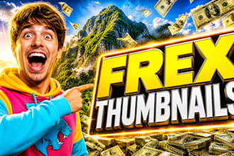 create premium youtube thumbnails with high CTR