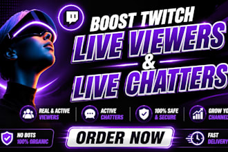 boost twitch live viewers twitch viewers twitch channel promotion