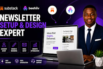 setup substack account substack newsletter design substack beehiiv newsletter