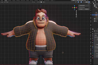create, rig, 3d avatar for mmd, cc4, cc5, reallusion, retopology, vroid, maya
