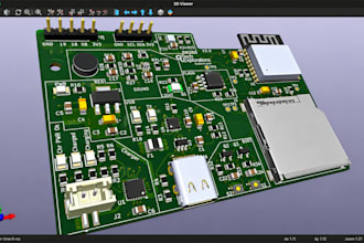 do esp32 pcb design pcb layout circuit design schematic design and kicad project