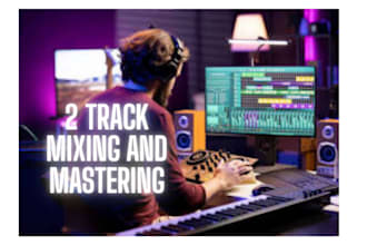 mix and master your vocals to a 2 track beat
