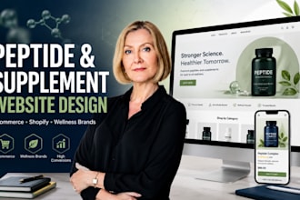 build fda compliant peptide website or supplement website