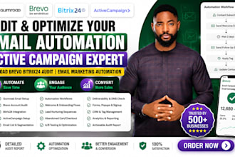 gumroad brevo bitrix24 audit email automation active campaign email marketing