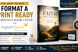 format a print ready christian book cover for ingramspark