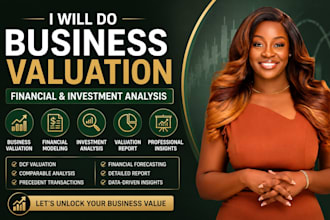 deliver professional business valuation and financial plans for startups