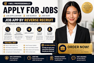 apply for jobs and manage your job search by reverse recruit