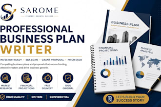write an investor ready business plan template and business proposal