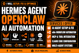 fix setup hermes agent openclaw jarvis ai n8n claude code mcp multi ai agent