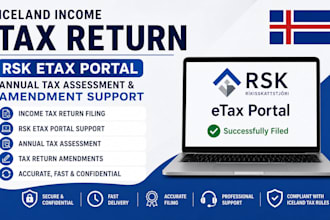 file iceland income tax return rsk etax portal annual tax assessment amendment