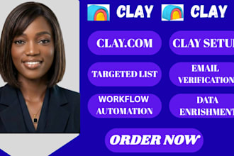 setup clay com lead generation, email marketing automation