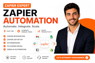 your zapier expert for zapier automation, zapier integration and API webhook