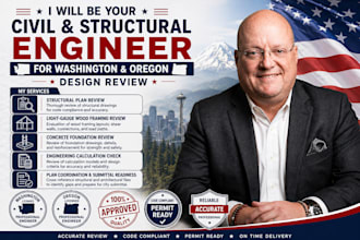 be your civil and structural engineer for washington and oregon review