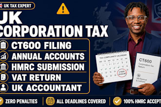file UK corporation tax ct600 hmrc annual accounts vat return UK accountant tax