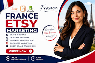 boost your france etsy shop, products, and website promotion