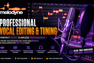 professionally tune and edit your vocals with melodyne