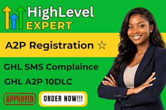 do ghl a2p 10dlc registration, sms compliance, ghl a2p setup