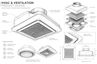 hvac, ventilation, and airflow products with 3d cad for manufacturing