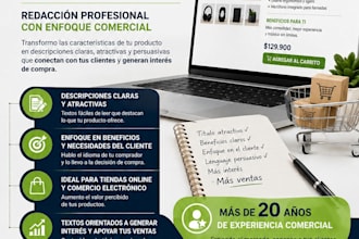 write professional product descriptions