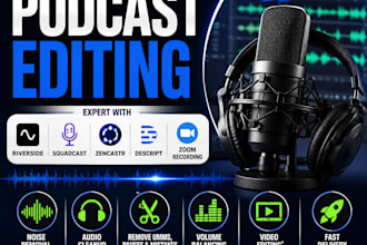 do podcast editing on riverside, squadcast, zencastr, descript, zoom recording
