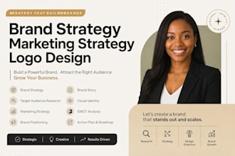 create brand strategy marketing strategy logo design and visual brand identity