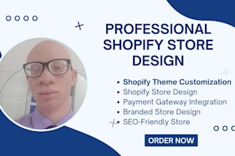 design a modern shopify template