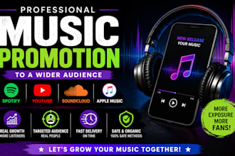 professionally promote your music to a wider audience