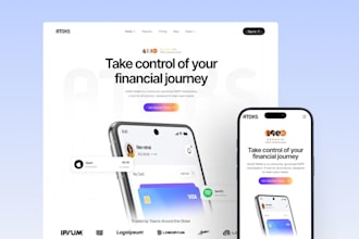 create a modern fintech brand identity, logo, and startup branding
