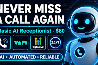 build ai receptionist missed call agent vapi retell ghl that books 24 7 call