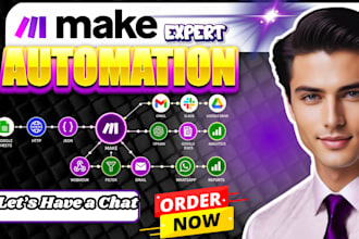 fix, setup make com automation, zapier automation, airtable database, make com